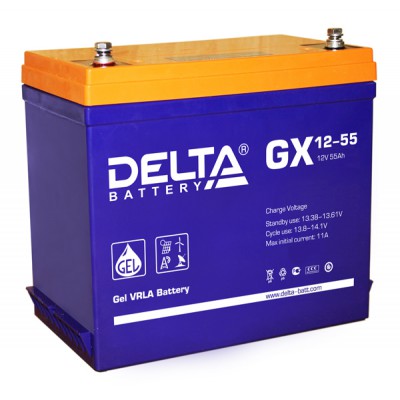 GEL аккумулятор DELTA GX 12-55